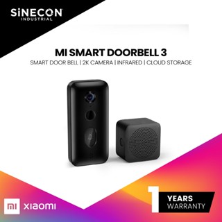 Xiaomi Smart Doorbell 3 กริ่งประตูอัจฉริยะ พร้อมกล้องคมชัดระดับ 2K ระบบตรวจจับบุคคลด้วย AI