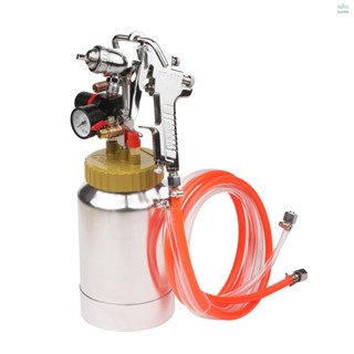 2L Pressure Pot Tank with Air Spray  and Regulator for Natural Stone Sprayer Putty Sprayer Paint Sprayer 3.0mm Pore Diameter (Seal ring color send randomly)