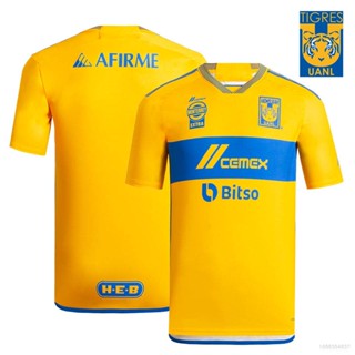 เสื้อยืดแขนสั้น ลายทีมชาติฟุตบอล Tigres de la UANL HQ1 2023-2024 พลัสไซซ์ QH1