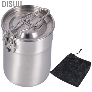 Disuu Cooking Cup Pot Outdoor Coffee Maker 1L Camping W/Foldable