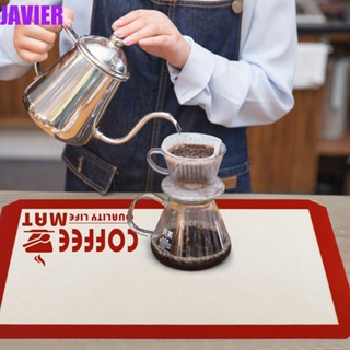 JAVIER กาแฟ|แผ่นรองจาน ซิลิโคน กันน้ํา กันลื่น ล้างทําความสะอาดได้ สําหรับห้องครัว บาร์