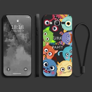 เคส  Samsung J2prime J7Prime โทรศัพท์มือถือ ซิลิโคนนิ่ม ลายมอนสเตอร์น่ารัก สําหรับ การป้องกันกล้อง