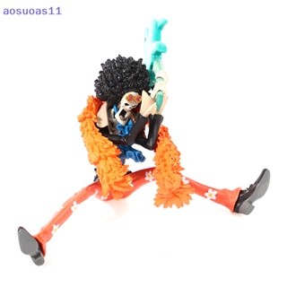 Aosuoas ใหม่ โมเดลฟิกเกอร์ Pvc รูปปั้นอนิเมะ One Piece Brook King Of Souls Musician Manga ของเล่น ของขวัญ สําหรับเด็ก