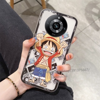 พร้อมส่ง ขายดี เคสโทรศัพท์มือถือแบบนิ่ม กันกระแทก ลายการ์ตูนลูฟี่ สําหรับ Realme 11 Pro Pro+ 10T 10 Pro Pro+ 4G 5G เคส Phone Case