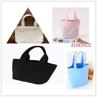 ALISONDZ กระเป๋าผ้าแคนวาส ใส่ของกลางแจ้ง สีสดใส