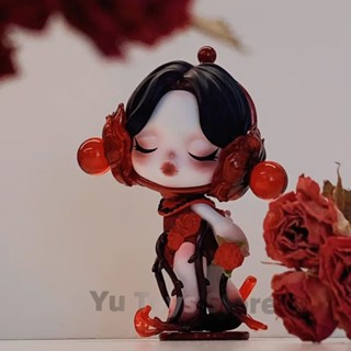 ใหม่ โมเดลฟิกเกอร์ อนิเมะ Skullpanda Kawaii น่ารัก ขนาด 9 ซม. สําหรับตกแต่งบ้าน วันวาเลนไทน์