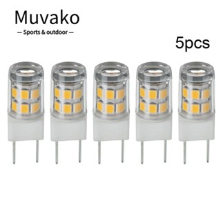 MUVAKO หลอดไฟ LED G8 สีขาว 3000K 17 2835SMD 2W 110V 5 ชิ้น