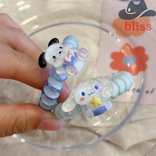 BLISS ยางมัดผม แบบยืดหยุ่น ลายการ์ตูนคิตตี้ เมโลดี้ สําหรับผู้หญิง