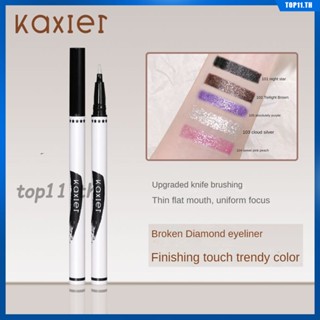 Kaxier Liquid Eyeliner Pen Waterproof Lasting Sparkling Durable Quick-drying Very Fine Makeup 5 Color Eyeliner Pencil Sharpener Students Female (top11.th.)