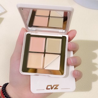 Cvz พาเลตต์คอนซีลเลอร์ ปกปิดรอยคล้ําใต้ตา กันน้ํา กันเหงื่อ สําหรับแต่งหน้า