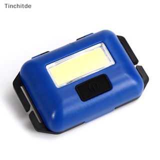 [Tinchitde] ไฟฉายสวมศีรษะ COB LED 3 โหมด ขนาดเล็ก กันน้ํา [Preferred]