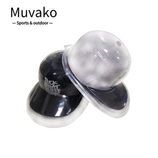 MUVAKO กล่องพลาสติกใส สําหรับใส่จัดเก็บหมวกเบสบอล