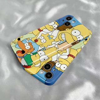 เคสโทรศัพท์มือถือ ลาย Simpsons Filmcar น่ารัก รวมทุกอย่าง สําหรับ Apple Iphone 11 13 14promax 7 8p TGGX