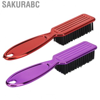 Sakurabc Men Beard Styling Comb Grooming Brush Haircut Handle Multifun