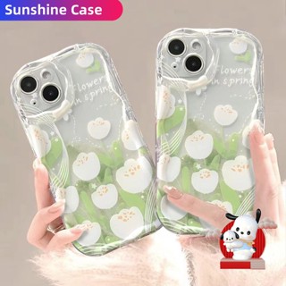 เคสโทรศัพท์มือถือแบบนิ่ม ลายดอกไม้ สีพื้น เรียบง่าย สําหรับ Realme C55 Narzo 50 50A 50i Prime C35 C31 C30 C30s C25Y C21Y C15 C12 C11 C25s C21 C20 C20A Realme 8i 6i 5i