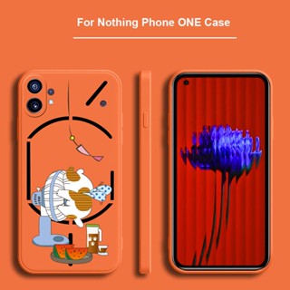 Nothing Phone 1 เคสซิลิโคน แบบนิ่ม ปิดด้านหลัง ภาพวาด