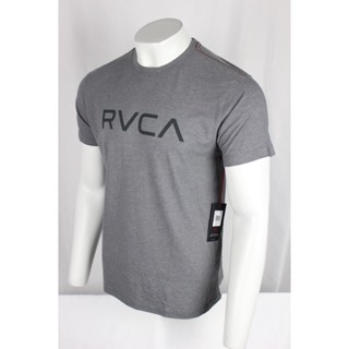 Rvca เสื้อยืด แขนสั้น ทรงสลิม ขนาดใหญ่ พิมพ์ลายโลโก้ RVCA สําหรับผู้ชาย