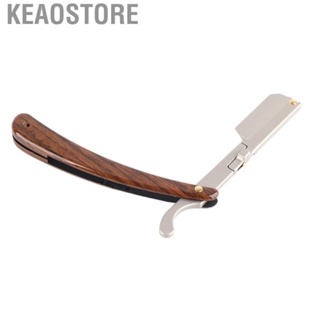 Keaostore Straight Razor  Edge Nonslip Design Lightweight Comfortable Streamline Body for Home Travel