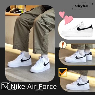 Nike Air Force 1 Low  White and Black Sneakers