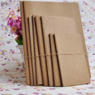 [Dhin] Kraft paper notebook blank notepad book vintage journal notebooks COD