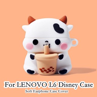 【คุณภาพสูง】เคสหูฟัง แบบนิ่ม ลายดิสนีย์น่ารัก สามมิติ สําหรับ L6 LENOVO L6