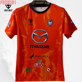 (Fuhui01) เสื้อคอกลมสีส้มนครราชสีมา มาสด้า เอฟซี 2022-2023