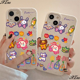 เคสโทรศัพท์มือถือ แบบนิ่ม ลายสุนัข และแมว กันกระแทก สําหรับ Apple Iphone 14pro 11137 12plus 8