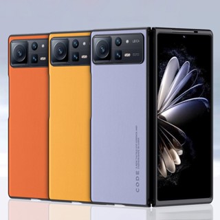 เคสโทรศัพท์มือถือหนัง PU ผิวด้าน กันกระแทก สไตล์นักธุรกิจ สําหรับ Xiaomi Mix Fold 2 Mi Mix