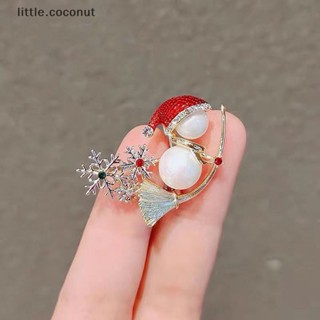 [little.coconut] เข็มกลัด รูปสโนว์แมน แม่มด คริสต์มาส ปีใหม่ น่ารัก เครื่องประดับ ของขวัญปีใหม่ บูติก