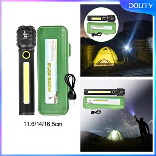 [dolity] ไฟฉาย LED แบบพกพา สําหรับตั้งแคมป์ แบกเป้ ทํางาน