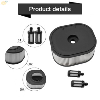 【VARSTR】Air Filter Kits Replacement 1144 124 3800 1144 140 4402 Fittings Durable