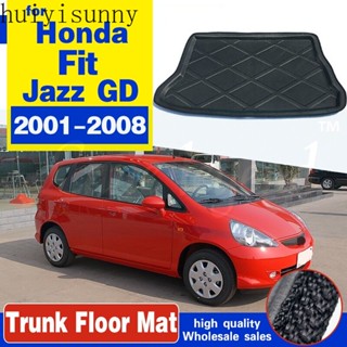 Hys ถาดรองคาร์โก้ ด้านหลัง สําหรับ Honda Fit Jazz GD 2001-2008 Hatchback Trunk 2007 2006 2005