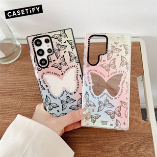 เคสโทรศัพท์มือถือแบบใส ลายผีเสื้อ สําหรับ Samsung Galaxy S20 S21 S22 S23 Ultra S20+ S21+ S22+ S23 Plus