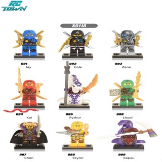 Rctown Ninjago บล็อคตัวต่อ รูปนินจา ขนาดเล็ก Diy ของเล่นสําหรับเด็ก