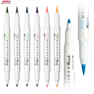 ชุดปากกามาร์กเกอร์ ไฮไลท์ สองหัว ลายม้าลาย WFT8 5 15 25 สี 1 5 ชิ้น