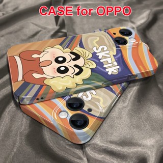 เคสโทรศัพท์มือถือ แบบแข็ง ลายการ์ตูนชินจัง สําหรับ OPPO Find X5 Pro Find X5 X3 Pro F9 F11 A91 A9 A5 A78 A77 A53 A33 A31 A17 A15 A15S