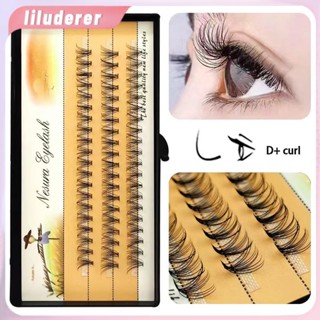 10d D + Curl Eyelash Extension ชุดต่อผมต่อผมมนุษย์ขนตาส่วนบุคคล Nesura Eyelash Extension เครื่องมือแต่งหน้า HO