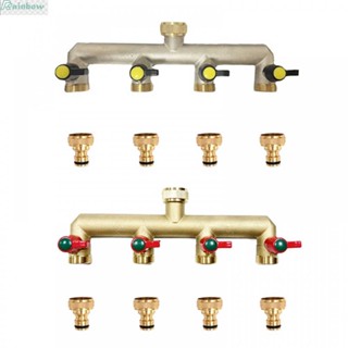 ท่อน้ําประปา ทองเหลือง 4 ทาง 3/4 นิ้ว 4 ทาง สําหรับสวน