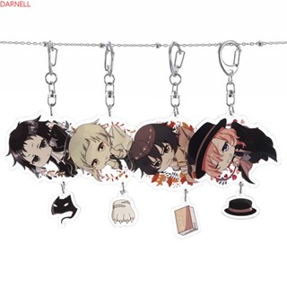 พวงกุญแจอะคริลิค จี้การ์ตูนสุนัขจรจัด Ryunosuke Akutagawa Nakahara Chuuya Nakajima Atsushi