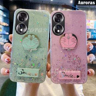 เคสซิลิโคนนิ่ม แบบใส ลายการ์ตูนแมว กันตก สําหรับ Honor 90 Pro Honor 90 Pro