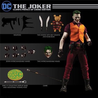 โมเดลตุ๊กตาผ้า อนิเมะ mezco Ant 20 ซม. Joker Batman 2 Generation ZM7M