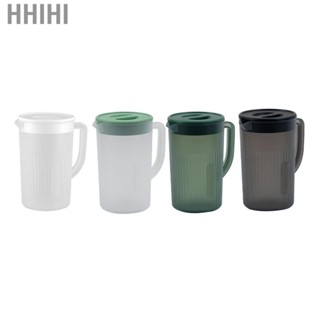 Hhihi Plastic Pitcher  Cold Water Jug Stylish Large  2.7L Comfortable Handle with Lid for