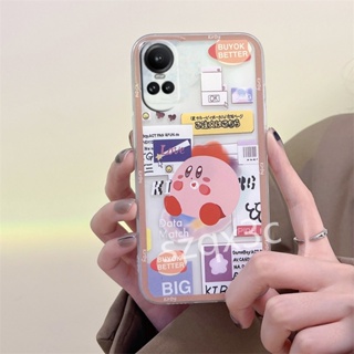 พร้อมส่ง ใหม่ เคสโทรศัพท์มือถือ ซิลิโคนนิ่ม ใส กันกระแทก ลายการ์ตูนน่ารัก สําหรับ OPPO Reno10 Pro Reno 10 Pro+ Plus 5G A58 A78 4G 2023