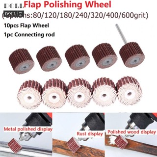 ⭐24H SHIPING ⭐10 X Abrasive Tools Flap Wheel Sanding Sandpaper Grinding Disc For Rotary Tool