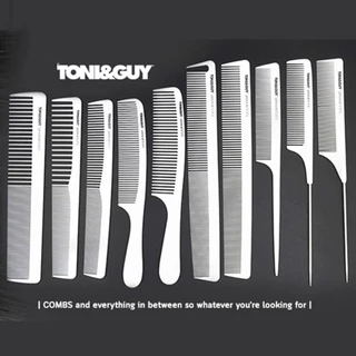 หวีซอยผม Toni&Guy หวีซอย หวีรองตัด สำหรับเสริมสวย บาร์เบอร์ สีขาว