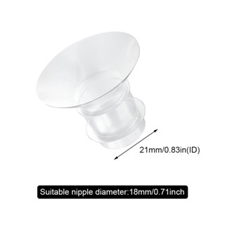 21mm Gift Universal Accessories Replacement Soft Silicone Reduce Postnatal Wearable Breast Pump Flange Insert