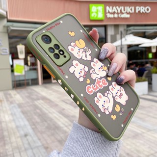 เคสโทรศัพท์มือถือ ซิลิโคนนิ่ม กันกระแทก ลายการ์ตูนกระต่ายน่ารัก สําหรับ Xiaomi Redmi Note 11 Pro Note 11e Pro Note 11 Pro+ 5G