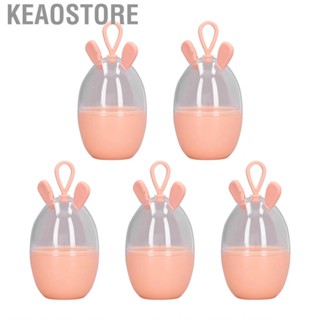 Keaostore Beauty Sponge Storage Box Cartoon Makeup Transparent for Women