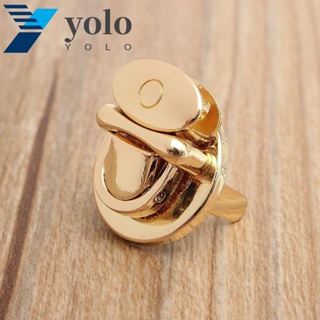 Yolo ตัวล็อกกระเป๋าถือ ทรงกลม อัลลอย อุปกรณ์เสริม สําหรับกระเป๋าถือ DIY