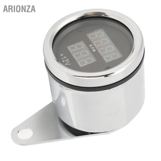  ARIONZA เครื่องวัดความเร็วรถจักรยานยนต์ 12V เครื่องวัดระยะทางที่มีความแม่นยำสูง Universal สำหรับรถมอเตอร์ไซด์